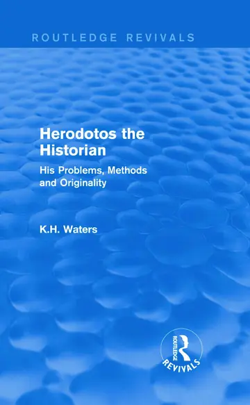 Cover of Herodotos the Historian