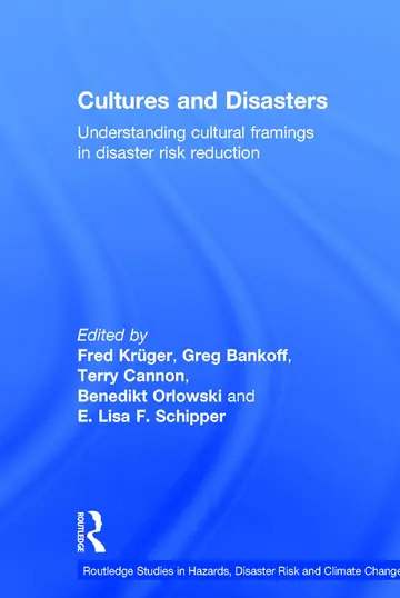 Cover of Cultures and Disasters