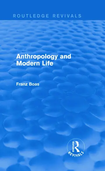 Cover of Anthropology and Modern Life