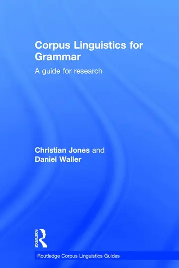 Cover of Corpus Linguistics for Grammar