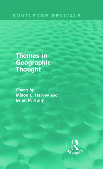 Cover of Themes in Geographic Thought
