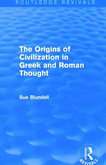 Cover of The Origins of Civilization in Greek and Roman Thought