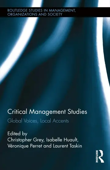 Cover of Critical Management Studies