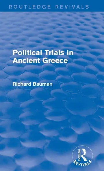 Cover of Political Trials in Ancient Greece