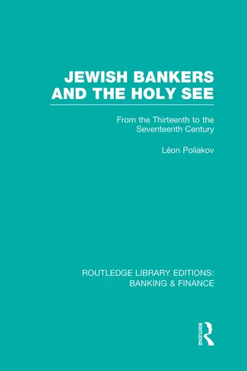 Cover of Jewish Bankers and the Holy See
