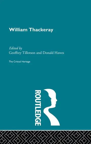Cover of William Thackeray