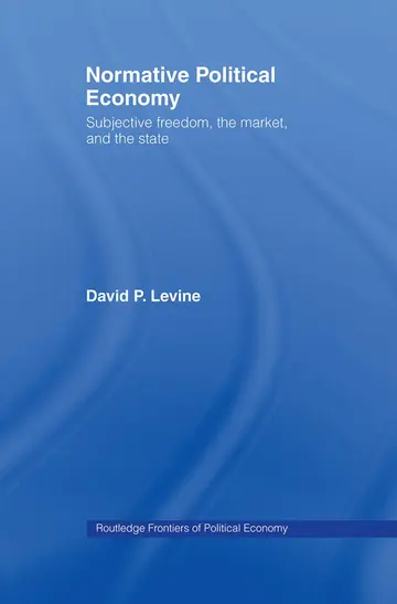 Cover of Normative Political Economy