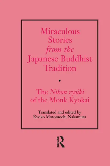 Cover of Miraculous Stories from the Japanese Buddhist Tradition