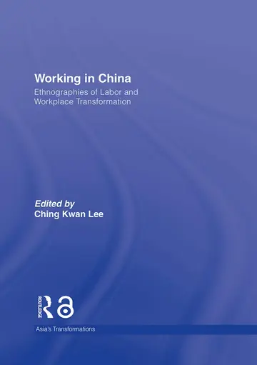 Cover of Working in China