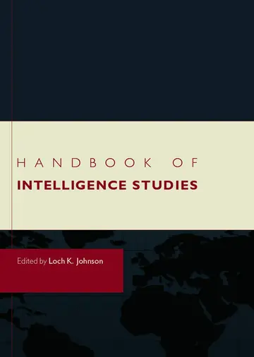 Cover of Handbook of Intelligence Studies