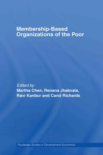 Cover of Membership Based Organizations of the Poor