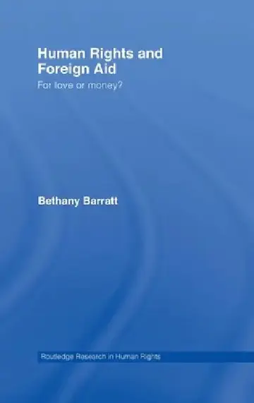 Cover of Human Rights and Foreign Aid