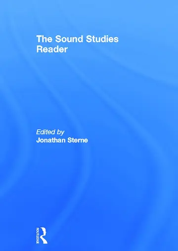 Cover of The Sound Studies Reader