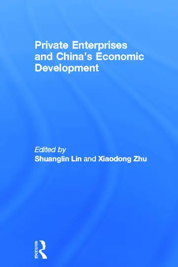 Cover of Private Enterprises and China's Economic Development