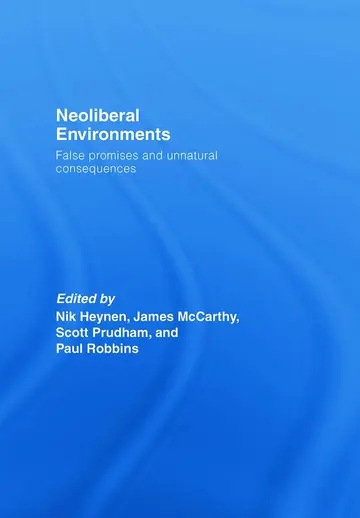 Cover of Neoliberal Environments