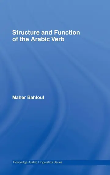Cover of Structure and Function of the Arabic Verb