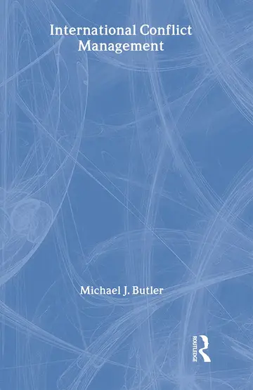 Cover of International Conflict Management