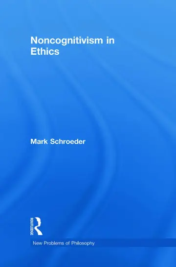 Cover of Noncognitivism in Ethics