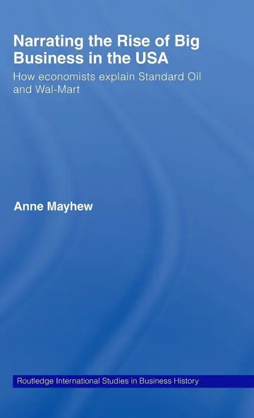 Cover of Narrating the Rise of Big Business in the USA
