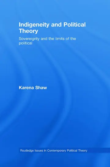 Cover of Sovereignty and Political Theory