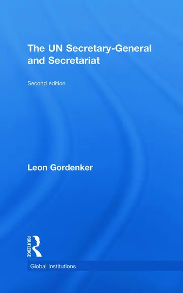 Cover of The UN Secretary-General and Secretariat
