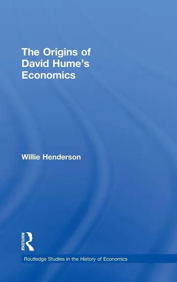 Cover of The Origins of David Hume's Economics