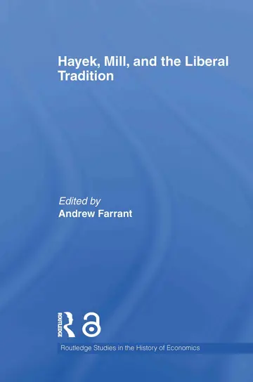Cover of Hayek, Mill, and the Liberal Tradition