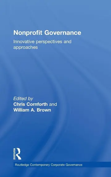 Cover of Nonprofit Governance