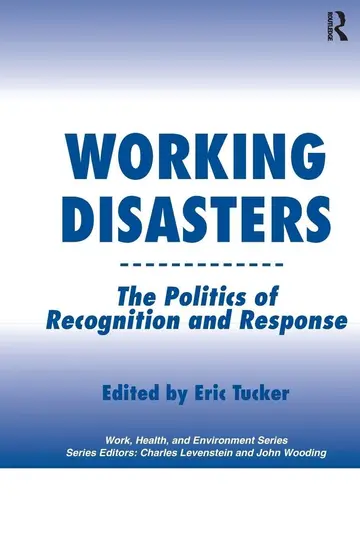 Cover of Working Disasters