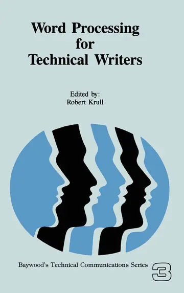 Cover of Word Processing for Technical Writers