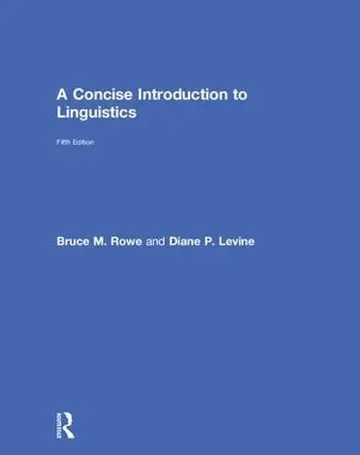 Cover of A Concise Introduction to Linguistics