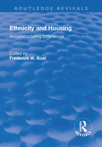 Cover of Ethnicity Housing