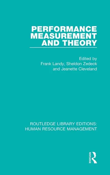 Cover of Performance Measurement and Theory