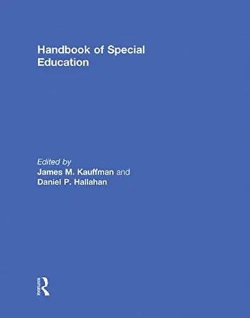 Cover of Handbook of Special Education