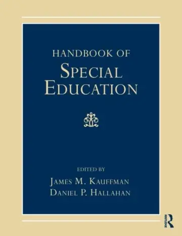 Cover of Handbook of Special Education