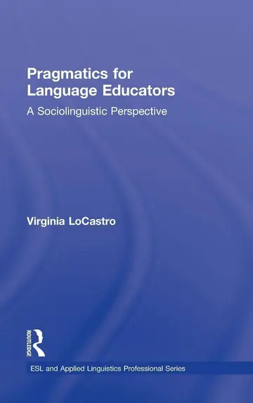 Cover of Pragmatics for Language Educators