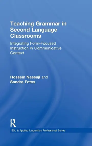 Cover of Teaching Grammar in Second Language Classrooms