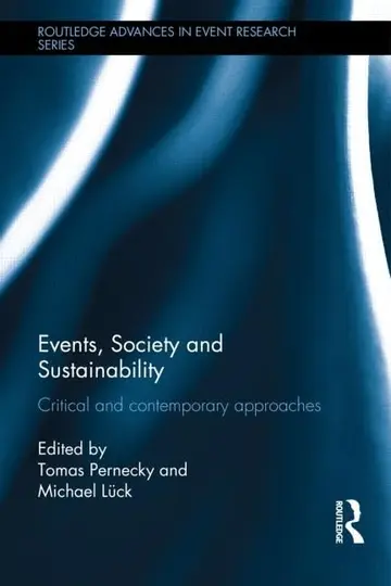 Cover of Events, Society and Sustainability