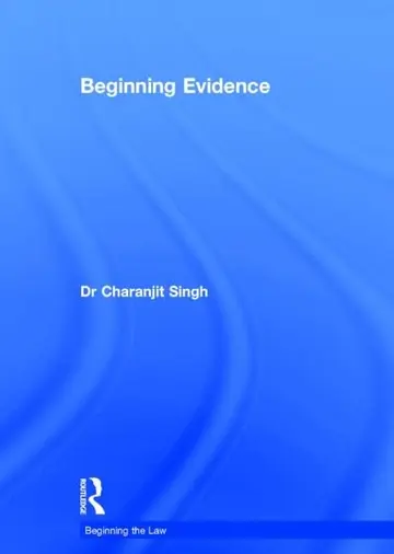 Cover of Beginning Evidence