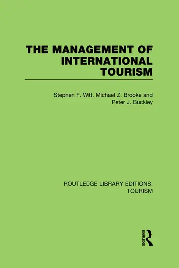 Cover of The Management of International Tourism (5)