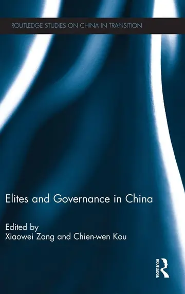 Cover of Elites and Governance in China