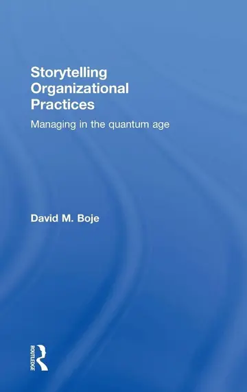 Cover of Storytelling Organizational Practices