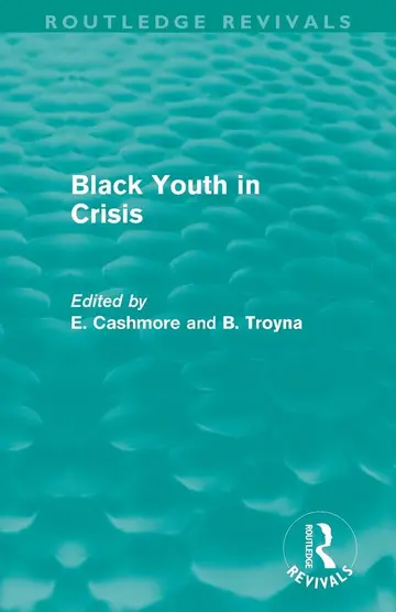 Cover of Black Youth in Crisis