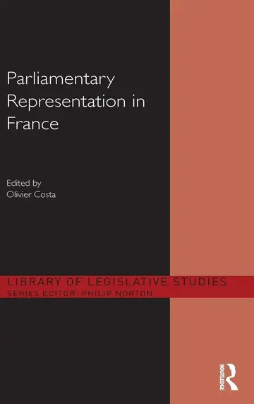 Cover of Parliamentary Representation in France