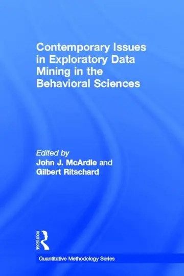 Cover of Contemporary Issues in Exploratory Data Mining in the Behavioral Sciences