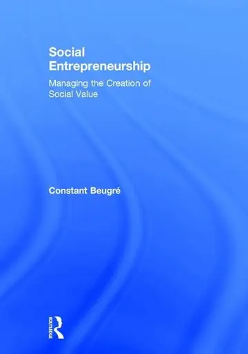 Cover of Social Entrepreneurship