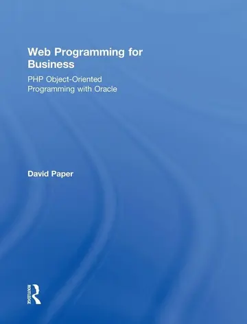 Cover of Web Programming for Business