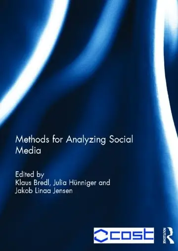 Cover of Methods for Analyzing Social Media