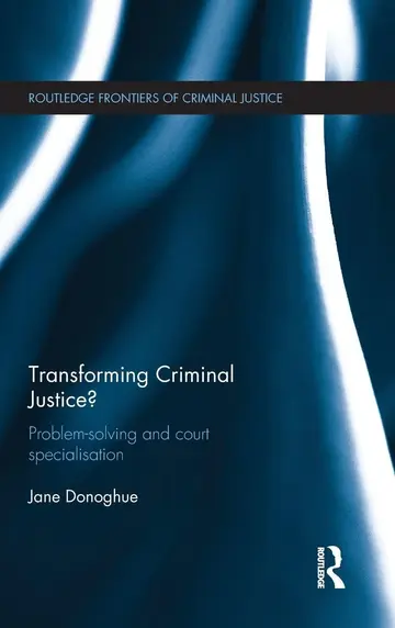 Cover of Transforming Criminal Justice?