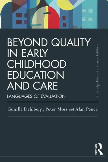 Cover of Beyond Quality in Early Childhood Education and Care